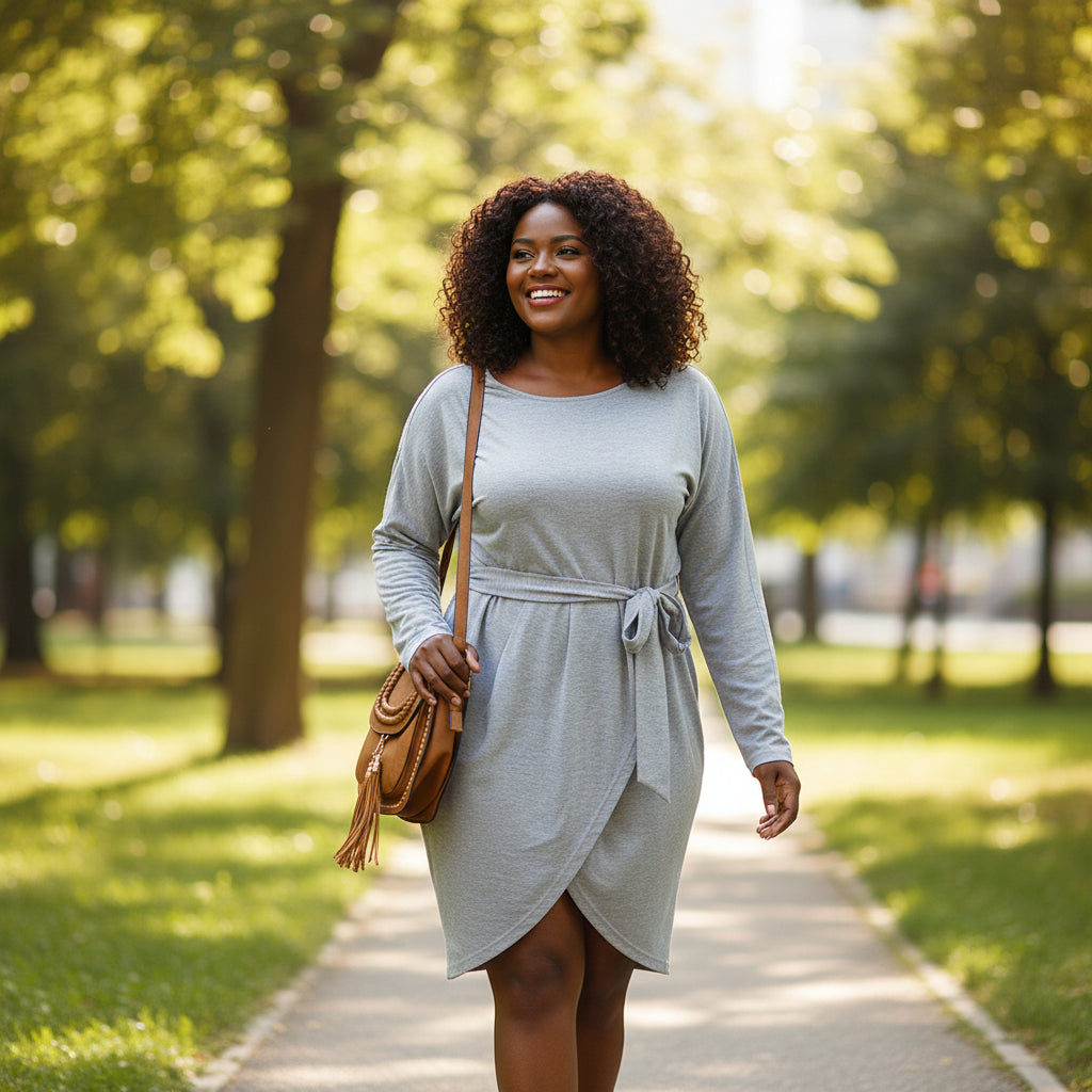 Fashion Casual Plus Size Women's Sexy Dress