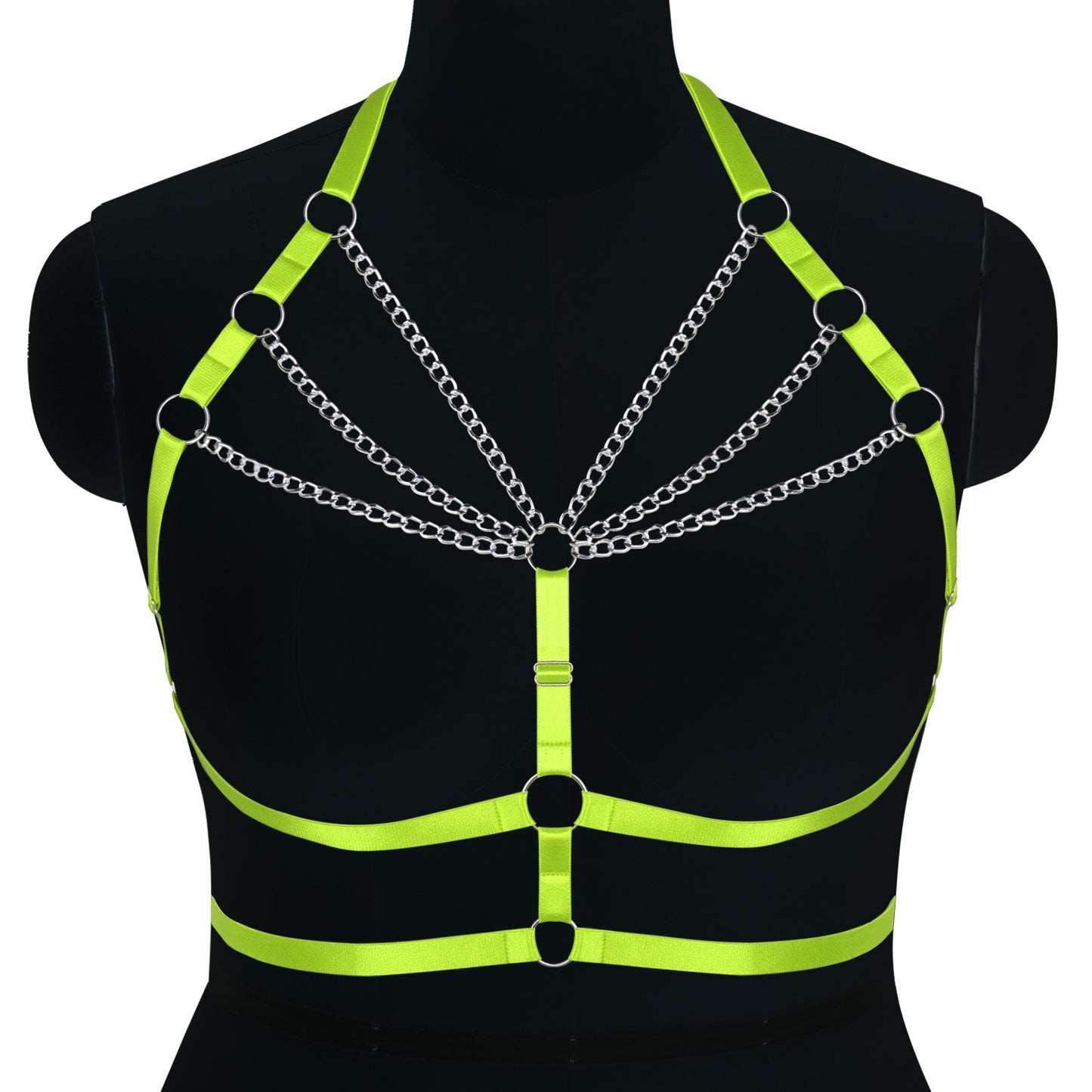 Punk Adjustable Body Chain Top for Halloween Plus Size