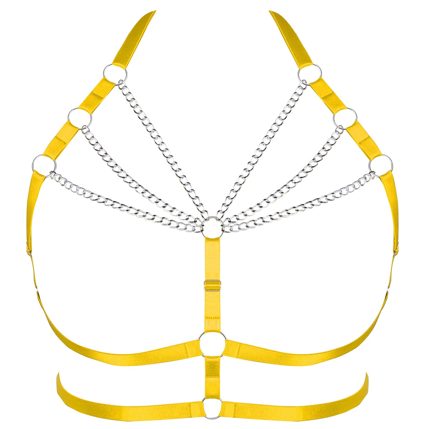 Punk Adjustable Body Chain Top for Halloween Plus Size