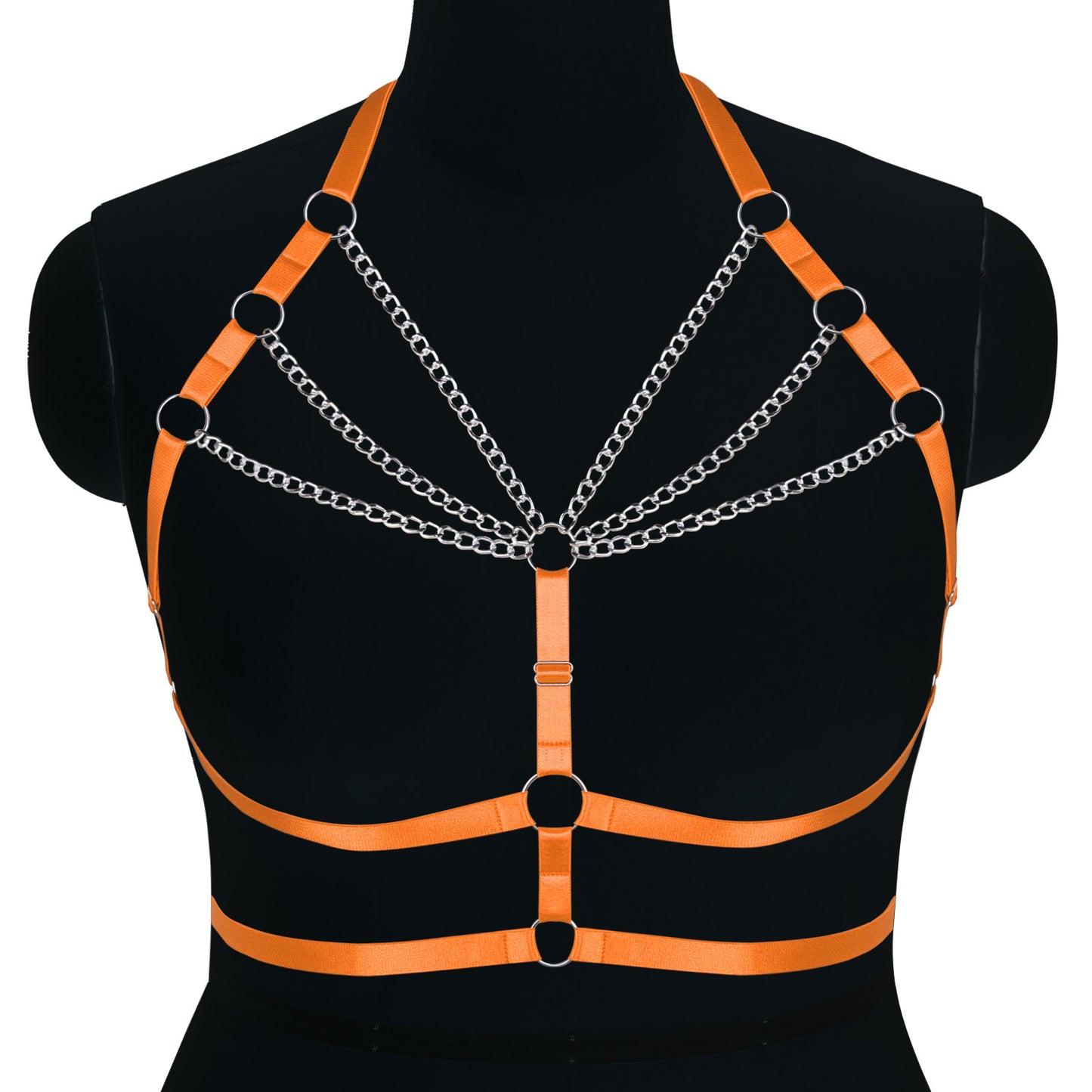 Punk Adjustable Body Chain Top for Halloween Plus Size